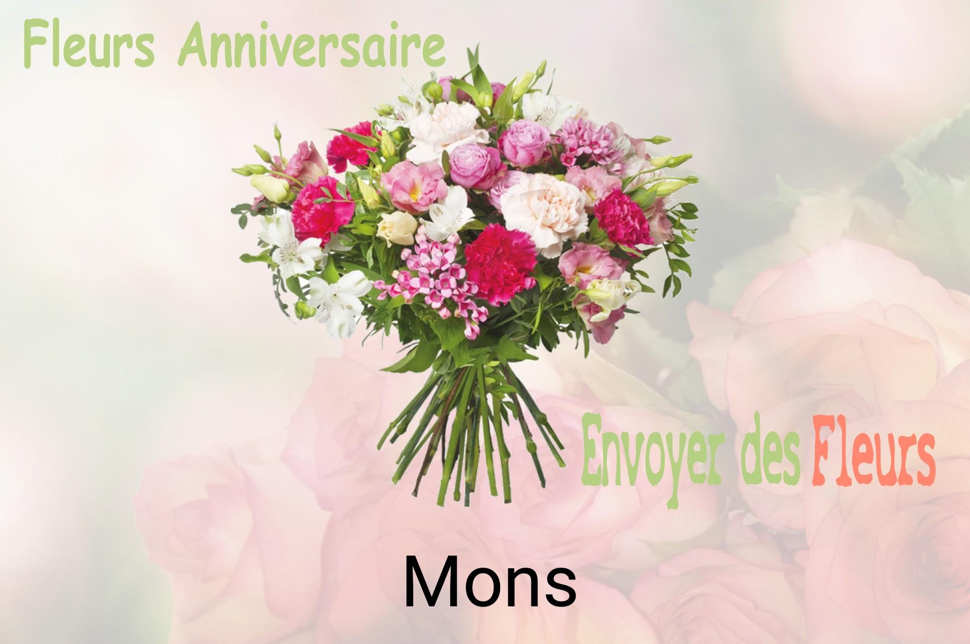 Bouquet de fleurs d’anniversaire livré à Mons